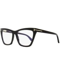 Tom Ford - Magnetic Clip-On Eyeglasses Tf5971-B 001 54Mm Ft5971 Plastic (Acetate) - Lyst