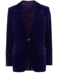 Tom Ford - Stretch Velvet Blazer - Lyst