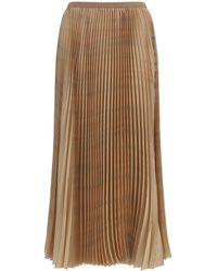 Fabiana Filippi - Pleated Midi Skirt - Lyst