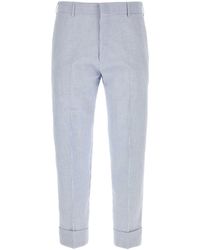 PT01 - Embroidered Stretch Cotton Pant - Lyst
