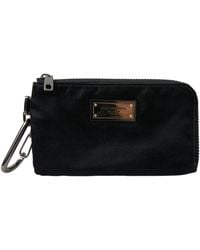 Dolce & Gabbana - Sleek Designer Nylon-Leather Pouch - Lyst