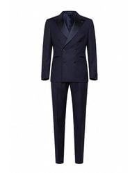 Tagliatore - Jacquard Virgin Wool Bruce Tuxedo Suit - Lyst