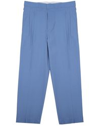 BE ABLE - Wool-Blend Trousers Wool Polyester Elastane - Lyst