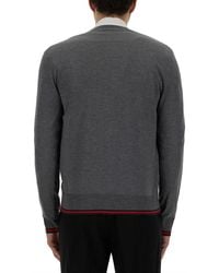 Gucci - Cardigan Web Pattern Wool Jumpers - Lyst