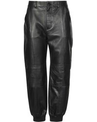 Karl Lagerfeld - Leather Pants - Lyst