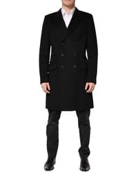 Dolce & Gabbana - Double-breasted Cashmere Coat - Lyst