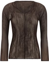 Issey Miyake - Chiffon Twist 1 Top - Lyst