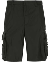 Prada - Re-Nylon Bermuda Shorts - Lyst