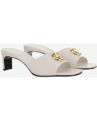 Gucci - Slider Sandals Leather Lamb - Lyst