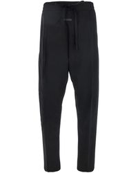 Fear Of God - Pants With Front Knot Closure And Logo Patch - Lyst