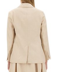 Max Mara - Jacket Laura Linen Flax - Lyst