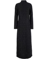 Rohe - Turtleneck Dress With Fringes All-Over - Lyst