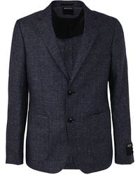Zegna - Linen Wool Deco Jacket - Lyst