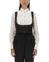 Dolce & Gabbana - Tailored Double-Breasted Tuxedo Vest - Lyst