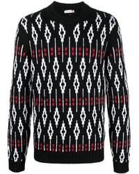 Valentino - Intarsia-Knit Ribbed-Trim Jumper Clothing - Lyst