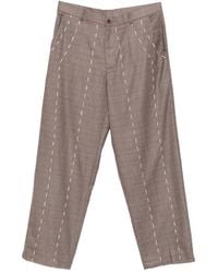 Kidsuper - Tailored Trousers Plaid Outer: Polyester - Lyst