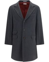 Brunello Cucinelli - Cashmere Coat - Lyst
