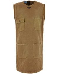 Prada - Cotton Mini Dress - Lyst