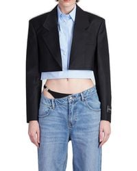 Alexander Wang - Pre-Styled Cropped Blazer - Lyst