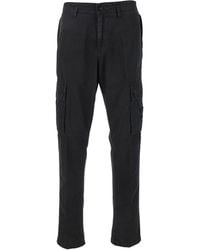 Stone Island - Cargo Trousers With "old" Effect - Lyst