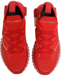 Dolce & Gabbana - Sorrento Sport Stretch Sneakers Shoes Polyester Viscose - Lyst