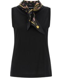 Dolce & Gabbana - Dolce & Gabbana T-Shirt With Scarf - Lyst