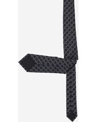 Gucci - Tie Jacquard Silk Morsetto Print Ties & Bow - Lyst