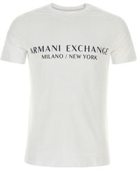 Armani Collezioni - Logo Printed Crewneck T-Shirt - Lyst