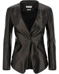 McQueen - Nappa Blazer - Lyst