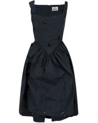 Vivienne Westwood - Asymmetrical Midi Dress - Lyst