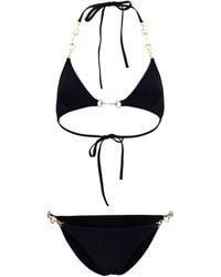 Gucci - Stretch Jersey Bikini With Horsebit Polyamide; Elastane Swimwear - Lyst