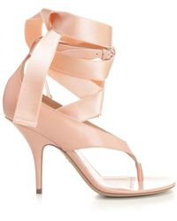 Ferragamo - Thong Sandal Sandals Rose - Lyst