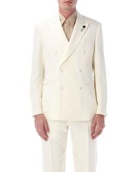 Lardini - Soirée Ecovero Double-Breasted Jacket - Lyst
