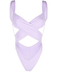 Reina Olga - Exotica Cut-Out Open Back Swimsuit - Lyst