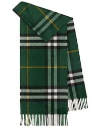 Burberry - Check Cashmere Scarf D - Lyst