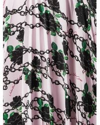 Valentino - X Undercover Silk Pleated Skirt - Lyst