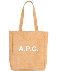 A.P.C. - Louv Tote Bag Polypropylene Handbags - Lyst