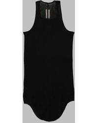 Rick Owens - Basic Rib Ribbed Cotton Tank Top - Lyst