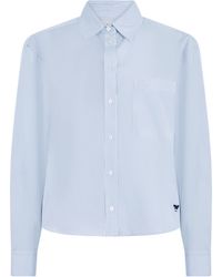 Weekend by Maxmara - Long-Sleeve Cotton Poplin Shirt - Lyst