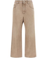 Brunello Cucinelli - 'Prince Of Wales' Jeans - Lyst