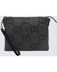 Gucci Jumbo Gg Medium Messenger Bag, , Gg Leather in Blue