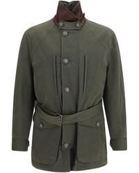 Brunello Cucinelli - Belted Waterproof Jacket - Lyst