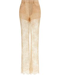 GIUSEPPE DI MORABITO - Lace Trousers Pants - Lyst