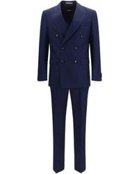 BOSS - Linen And Mohair Suit Linen; Merino Wool Ovis Aries Suits - Lyst