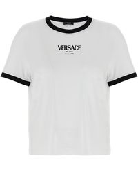 Versace - T-Shirt With Logo - Lyst