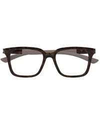 Gucci - Eyeglasses Square Full Rim, Havana With Frame And Clear Demo Lenses Lens Gg1738O002 - Lyst