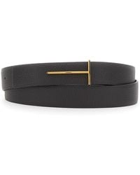 Tom Ford - Belt With T Buckle Closure - Lyst