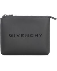 Givenchy - Coated Canvas Flat Pouch - Lyst
