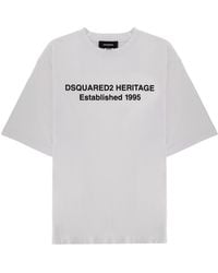 DSquared² - Heritage T-Shirt Cotton T-Shirts - Lyst