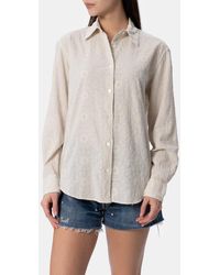 Mc2 Saint Barth - Classic Sangallo Cotton Shirt Meredith - Lyst